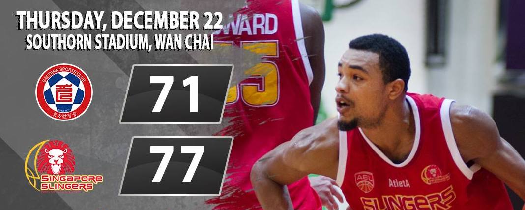 Slingers jump to the top of the ABL Ladder with a 77 – 71 win in Hong Kong